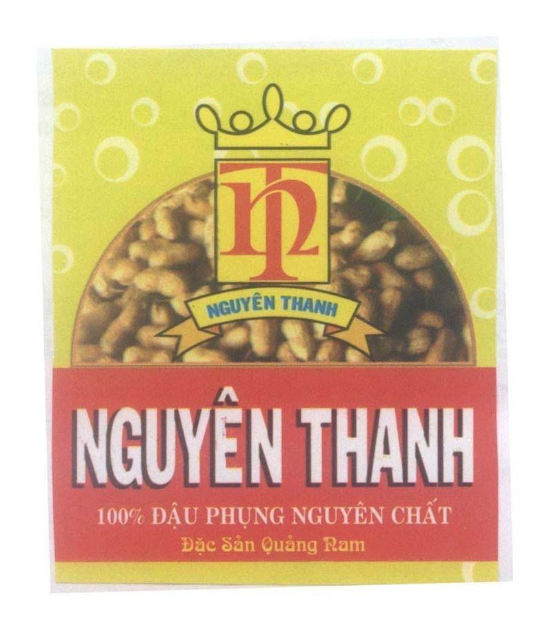Mẫu nhãn hiệu Nguyên Thanh nT Tn n T 100% Đậu Phụng Nguyên Chất Đặc Sản Quảng Nam