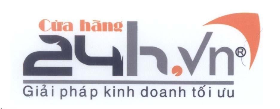 Mẫu nhãn hiệu 24h.vn Cửa hàng Giải pháp kinh doanh tối ưu