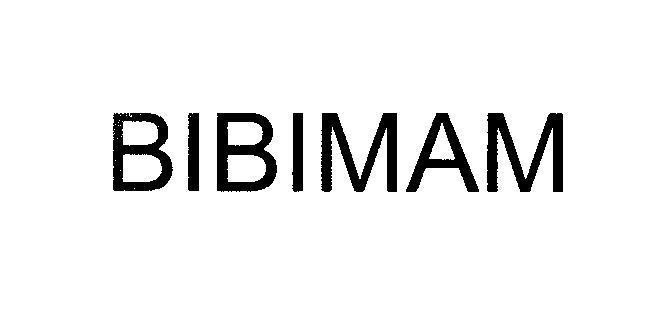 Mẫu nhãn hiệu BIBIMAM