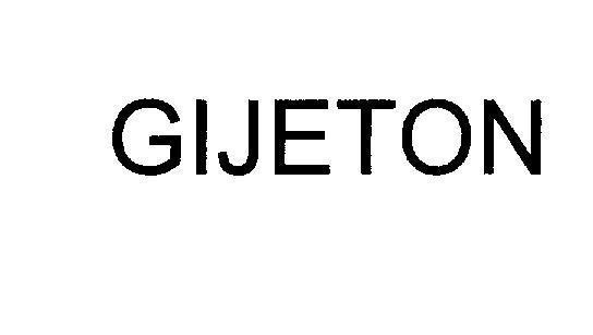 Mẫu nhãn hiệu GIJETON