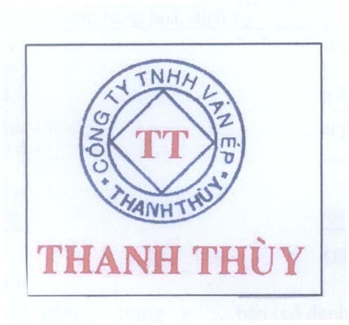Mẫu nhãn hiệu Thanh Thuỳ TT Công Ty TNHH Ván ép Thanh Thùy
