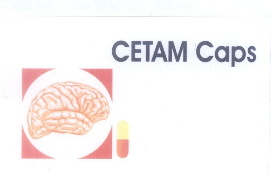 Mẫu nhãn hiệu CETAM Caps