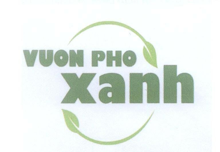 Mẫu nhãn hiệu VUON PHO XANH
