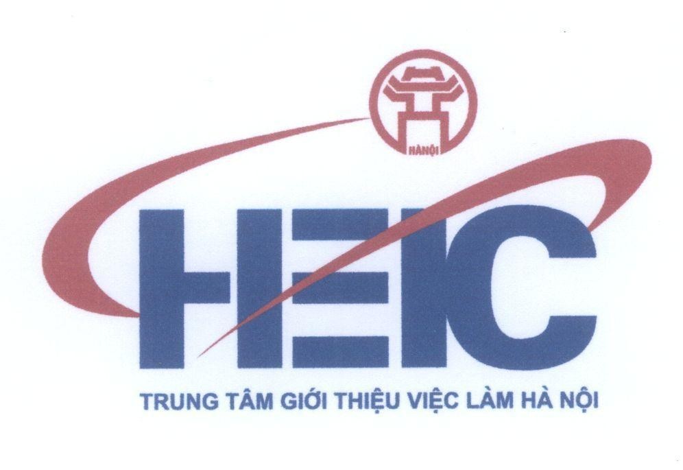 Mẫu nhãn hiệu HEIC Trung Tâm Giới Thiệu Việc Làm Hà Nội
