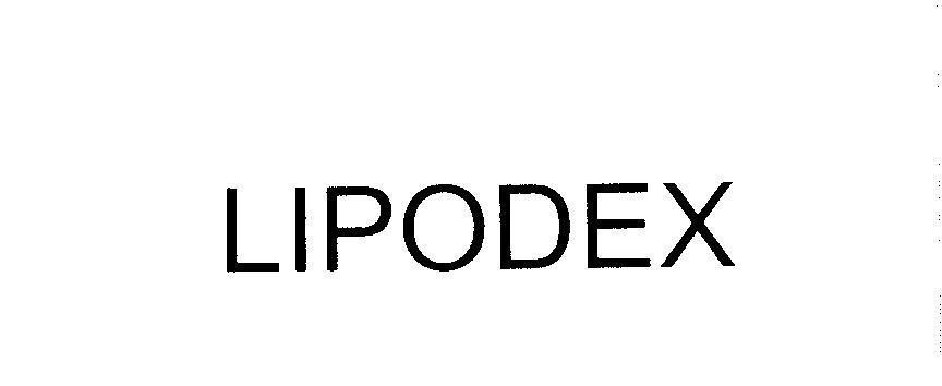 Mẫu nhãn hiệu LIPODEX