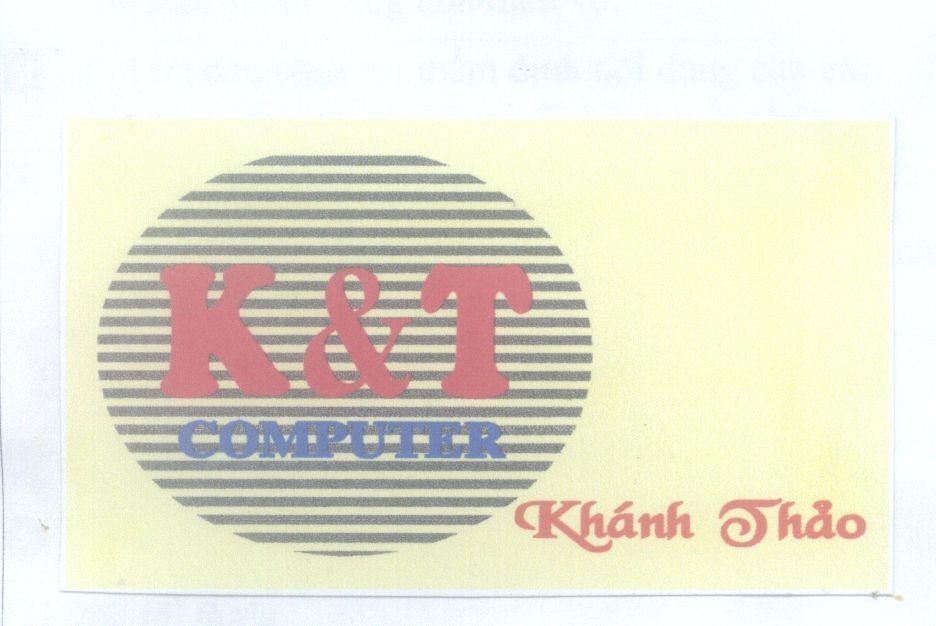 Mẫu nhãn hiệu Khánh Thảo K&T COMPUTER