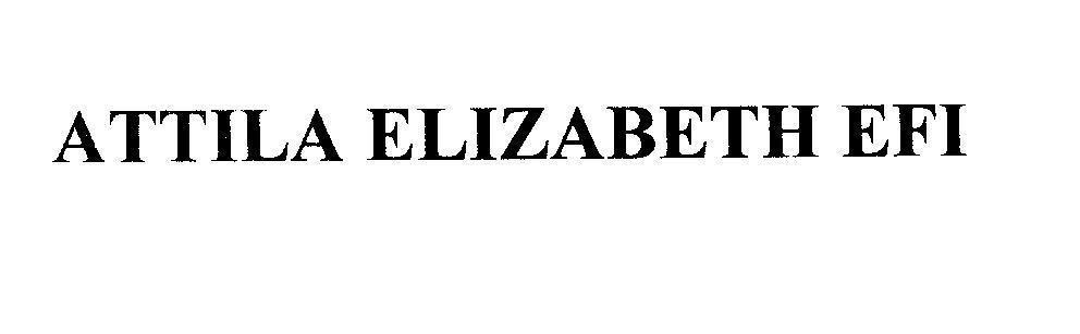 Mẫu nhãn hiệu ATTILA ELIZABETH EFI
