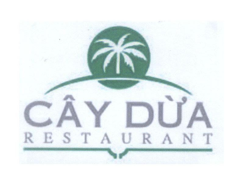 Mẫu nhãn hiệu Cây Dừa RESTAURANT