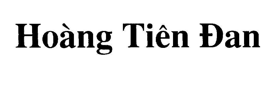 Mẫu nhãn hiệu Hoàng Tiên Đan