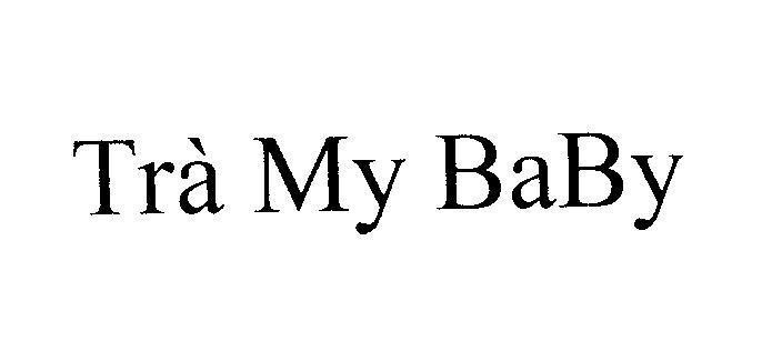 Mẫu nhãn hiệu Trà My BaBy