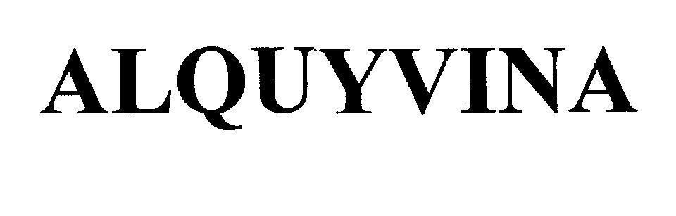 Mẫu nhãn hiệu ALQUYVINA
