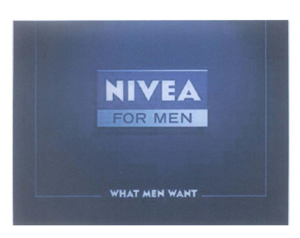 Mẫu nhãn hiệu NIVEA FOR MEN WHAT MEN WANT