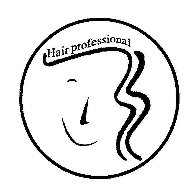 Mẫu nhãn hiệu Hair professional