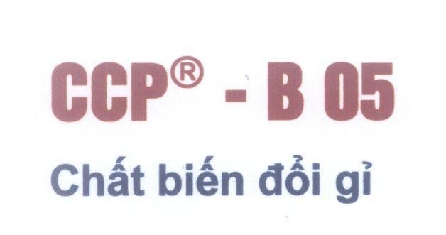 Mẫu nhãn hiệu CCP - B 05 Chất biến đổi gỉ