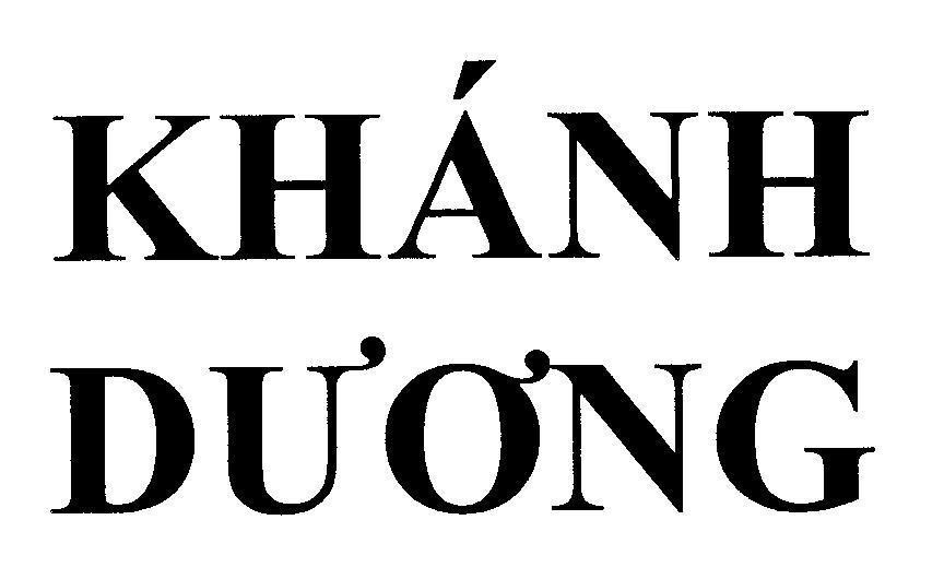 Mẫu nhãn hiệu Khánh Dương