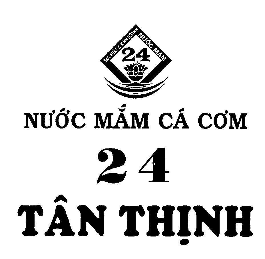 Mẫu nhãn hiệu Nước Mắm Cá Cơm 24 Tân Thịnh Sản Xuất & Kinh Doanh