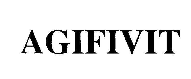 Mẫu nhãn hiệu AGIFIVIT