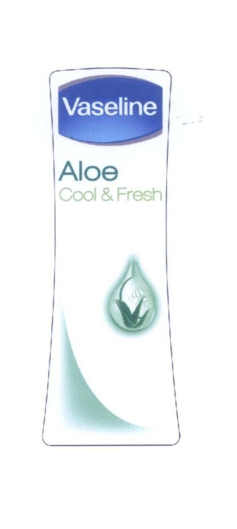Mẫu nhãn hiệu Vaseline Aloe Cool & Fresh