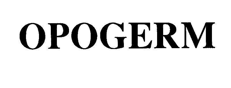 Mẫu nhãn hiệu OPOGERM