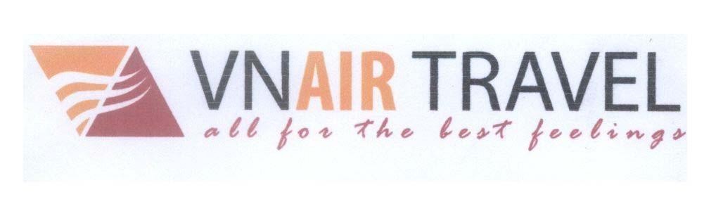 Mẫu nhãn hiệu V A VNAIR TRAVEL all for the best feelings