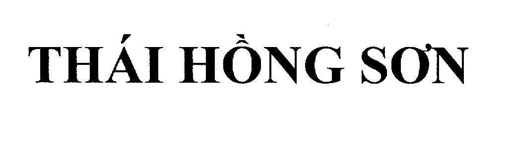 Mẫu nhãn hiệu Thái Hồng Sơn