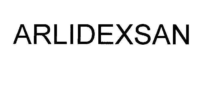 Mẫu nhãn hiệu ARLIDEXSAN