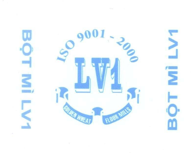 Mẫu nhãn hiệu LV1 Bột Mì LV1 GOLDEN WHEAT FLOUR MILLS ISO 9001 - 2000