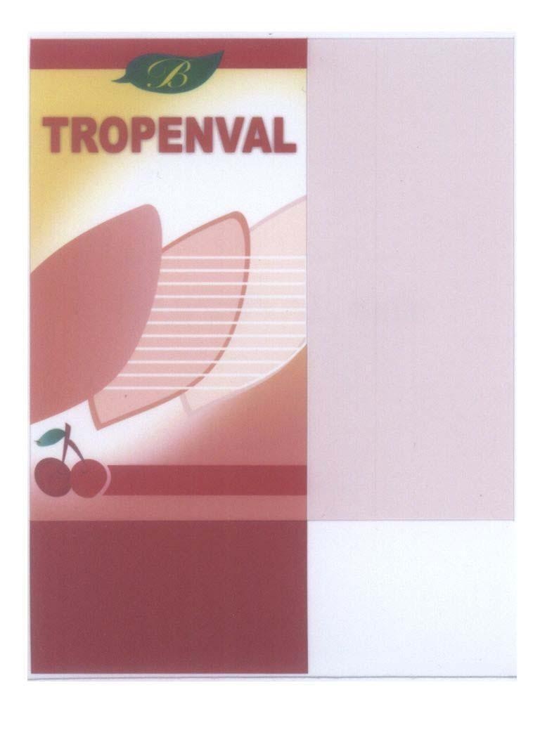 Mẫu nhãn hiệu TROPENVAL BT TB T B