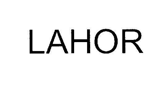 Mẫu nhãn hiệu LAHOR
