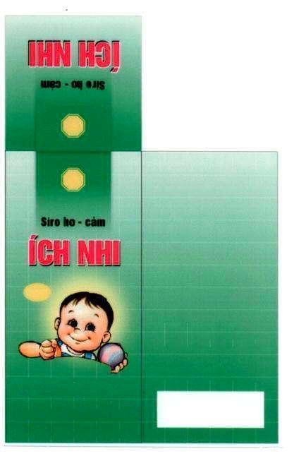 Mẫu nhãn hiệu ích Nhi Siro ho - cảm