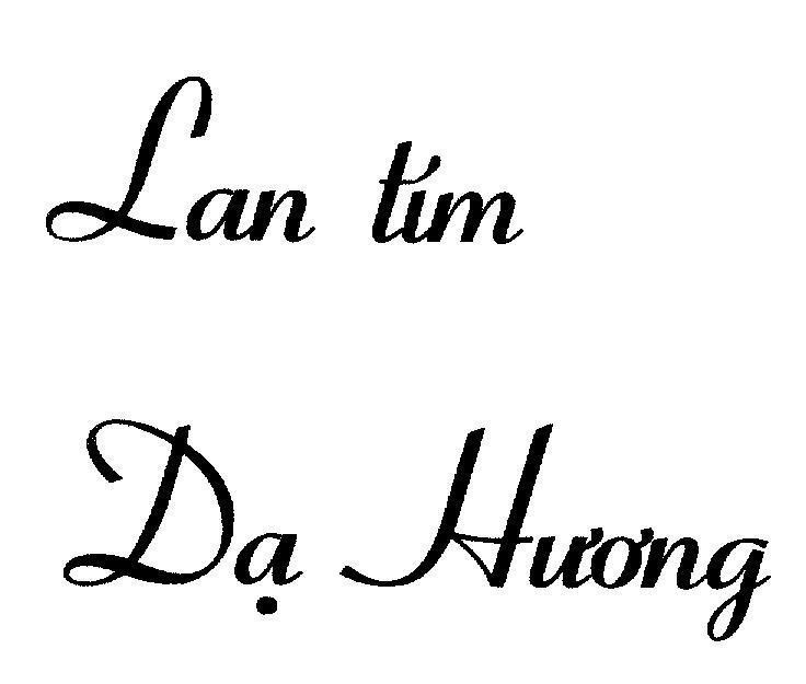 Mẫu nhãn hiệu Lan tím Dạ Hương