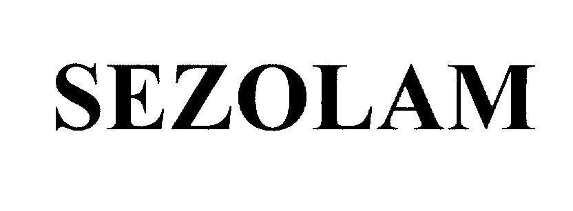 Mẫu nhãn hiệu SEZOLAM