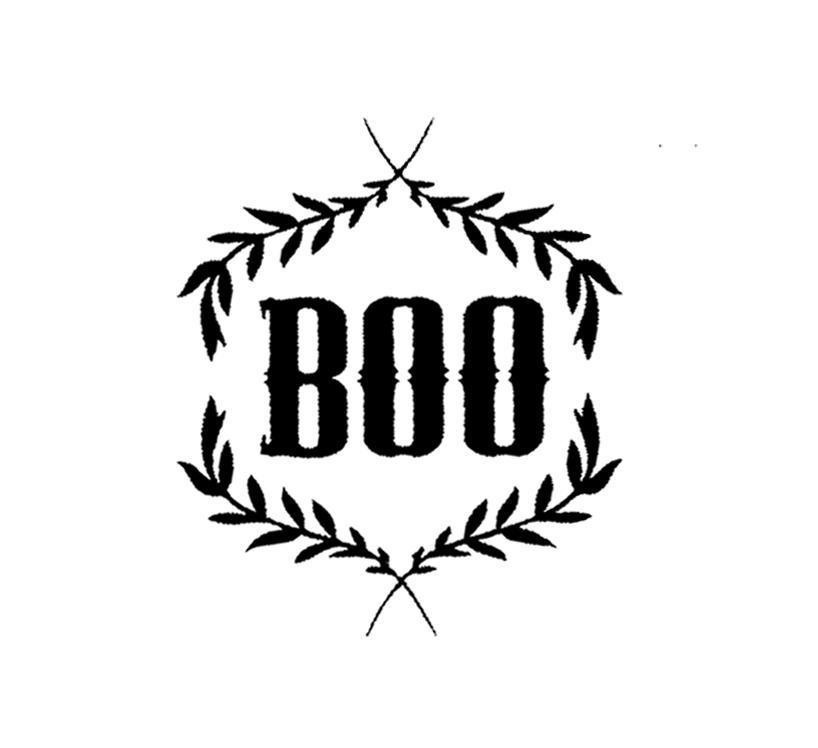 Mẫu nhãn hiệu BOO