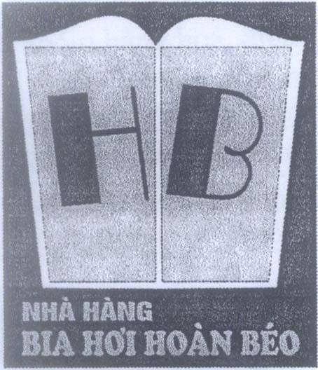 Mẫu nhãn hiệu H B Nhà Hàng Bia Hơi Hoàn Béo