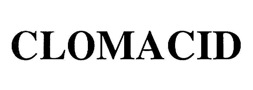Mẫu nhãn hiệu CLOMACID