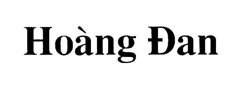 Mẫu nhãn hiệu Hoàng Đan
