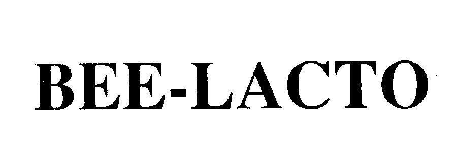 Mẫu nhãn hiệu BEE-LACTO