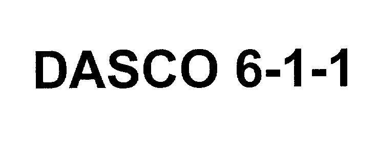Mẫu nhãn hiệu DASCO 6-1-1