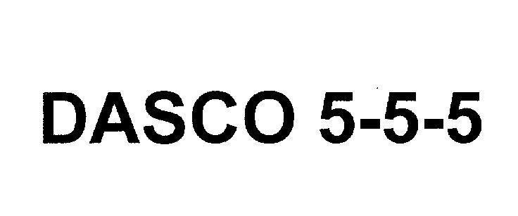 Mẫu nhãn hiệu DASCO 5-5-5