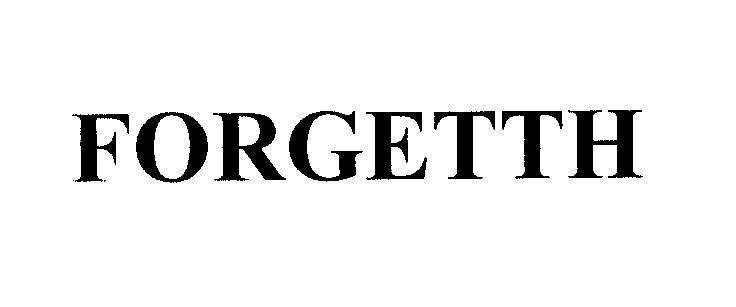 Mẫu nhãn hiệu FORGETTH
