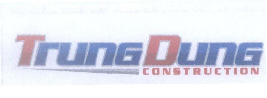 Mẫu nhãn hiệu Trung Dung CONSTRUCTION