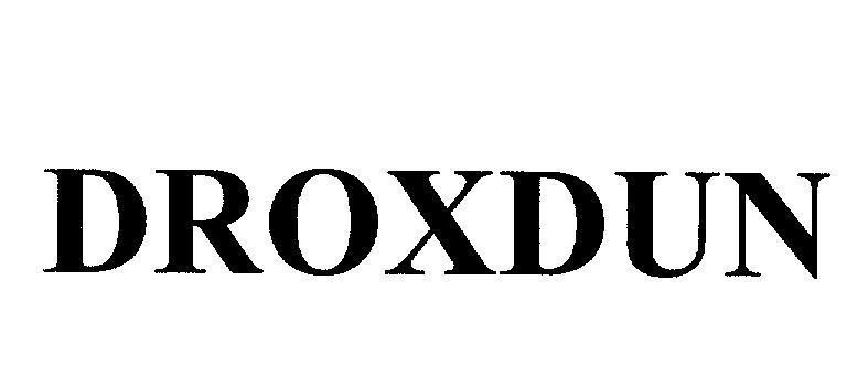 Mẫu nhãn hiệu DROXDUN