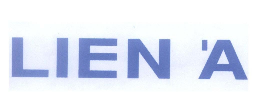 Mẫu nhãn hiệu LIEN 'A