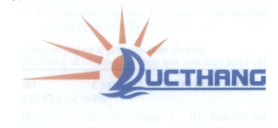 Mẫu nhãn hiệu DUCTHANG DUC THANG