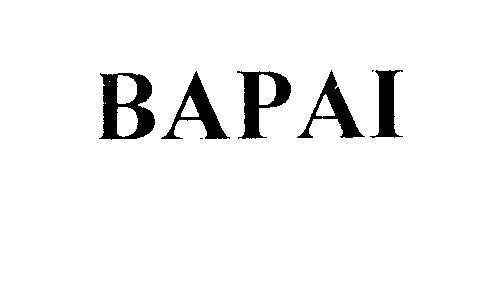 Mẫu nhãn hiệu BAPAI