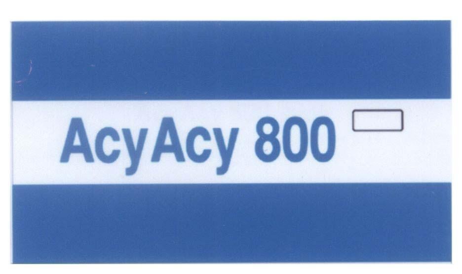 Mẫu nhãn hiệu AcyAcy 800