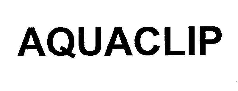 Mẫu nhãn hiệu AQUACLIP
