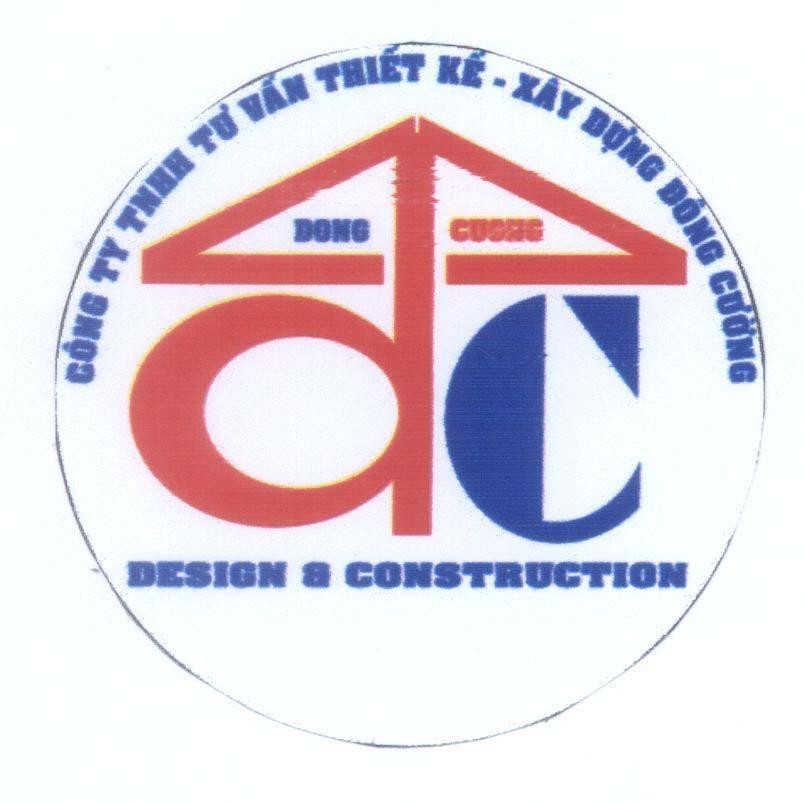 Mẫu nhãn hiệu d c dc DONG CUONG DESIGN & CONSTRUCTION Công Ty TNHH Tư Vấn Thiết Kế - Xây Dựng Đông Cường