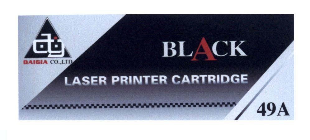 Mẫu nhãn hiệu dg ĐạiGia Co.,Ltd BLACK LASER PRINTER CARTRIDGE