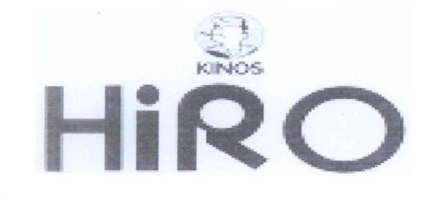 Mẫu nhãn hiệu HiRO KINOS